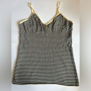 Black and yellow striped cami